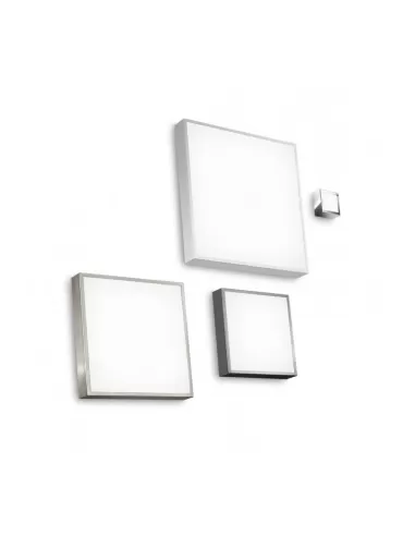 Ligne lumineuse 71649, boîtier 340 x 340 x 65 mm, RAL 9010, 2G10, 36 W