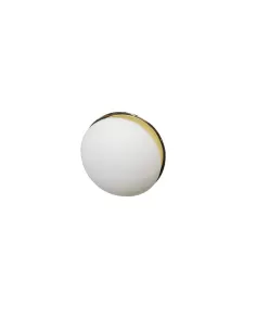 Nemo 2538 jesolo plafonnier d 26 e27 x 60w or//verre blanc