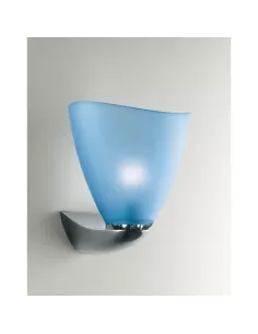 Valenti 10515az dolly wall lamp 150w e27 metallic grey //light blue