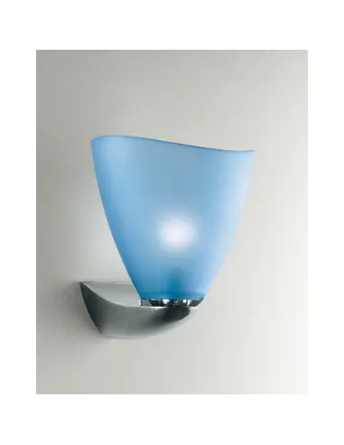 Valenti 10515az dolly wall lamp 150w e27 metallic grey //light blue