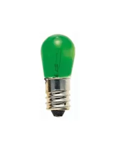 Ampoule Tecnid vert olive 5w e14 14v