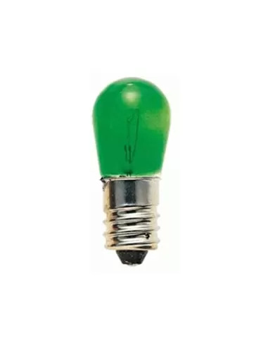 Tecnid lampadina oliva verde 5w e14  14v
