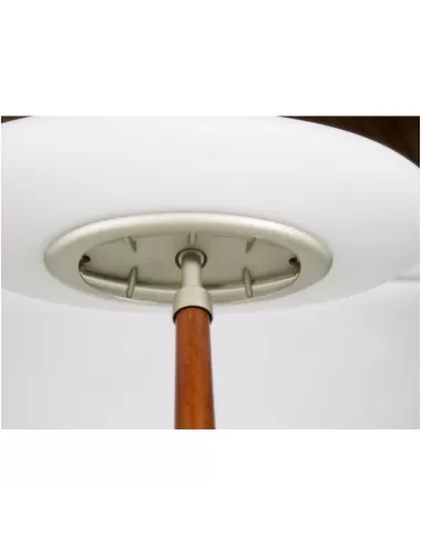 Flos a4540000 pao f piantana  r7s 300w legno scuro vetro bianco