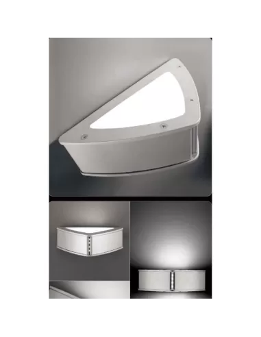 Krea design srl 69077 ark 6 hl at applique 1x40w g9 ip65 anthracite gof