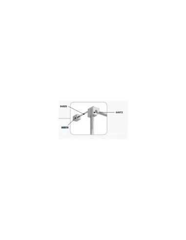 Linea light 84974 wall mount for pins