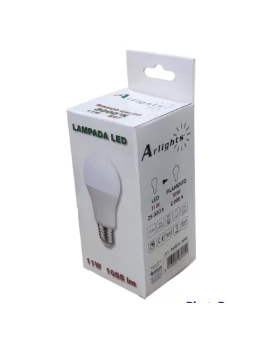 Lampe LED Arteleta AA611 WW G60 E27 11W blanc chaud
