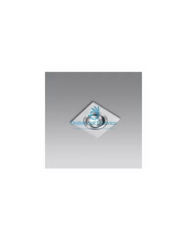 Rossini lighting 5126-gr square recessed spotlight orient 12v 50w alum gray