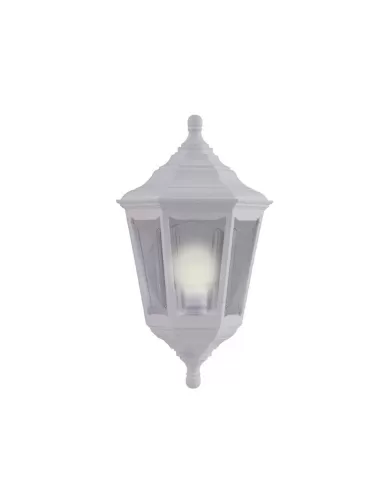 Nobile illuminazione 2045//02//bi//sat half-square wall lamp with satin diffuser