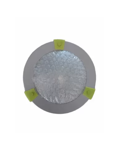 La creu 470-GR plafonnier rond bombilla g9 max 40w avec accès gris
