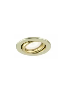 Trou encastré rond orient 7mm gu5.3 12v or