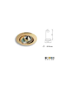 Ivela giÀ illumina 2056-10-10 anneau fixe encastré gu10 or