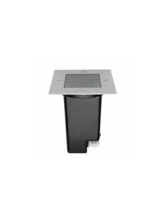 Linea light 57705 Texo square walkable spotlight washer g8 5 35w steel