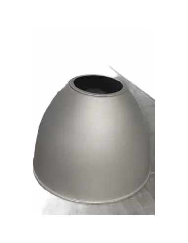 Linea light 57215 gray painted aluminum bell