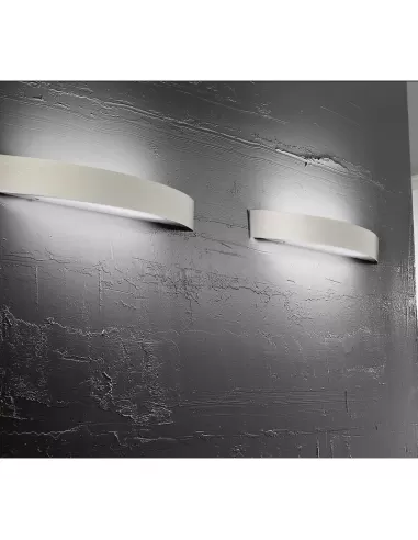Linea light 1147 curvè  applique led 30w beton ch