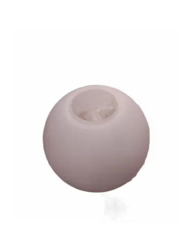 Bega-3298-appl c//brac bi c//v Globe Opal E27 100w