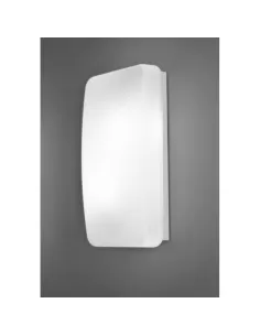 Zafferano ll3040 ai lati lights rialto applique/plafonnier 2x75w e27 l 20cm blanc