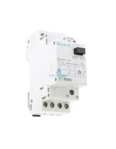 Eaton Z-rk24/2s2o contactor 20a 24vac 2na + 2nc led manual control