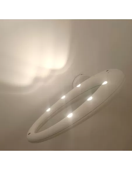 Linea light 6711 mamba wall lamp w//sn led 6x2w ww b