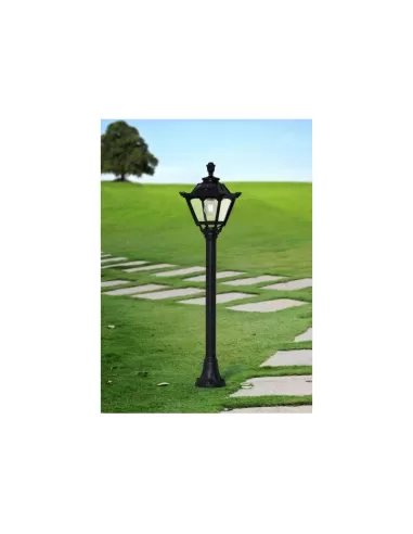 Fumagalli q23 000 000 ax goliath//lanterne noire e27 lanterne sur poteau 4 verres