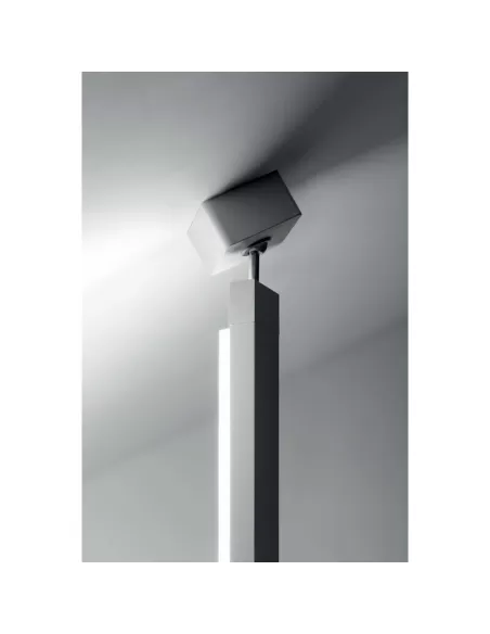Suspension Linea Light 7774 Xilema 25W en aluminium poli