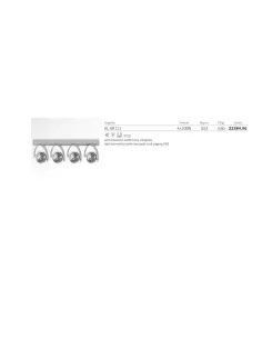 Applique murale Martini 22384 96 arc witra4x100w230v 12v ar111 l 62