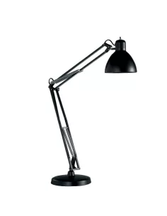 Fontana arte 5017//4n black chrome table lamp 10w without base