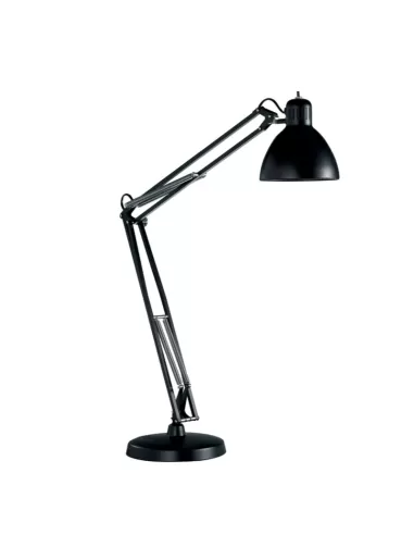 Fontana arte 5017//4n black chrome table lamp 10w without base