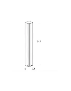 Fontana arte 3749 recessed and wall mounted slot 14/24w g5 white 2