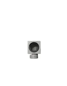 Phare double en aluminium Linea Light 51665, 2 faisceaux, angle de vision de 115°, gris, IP65