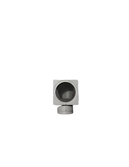 Phare double en aluminium Linea Light 51665, 2 faisceaux, angle de vision de 115°, gris, IP65