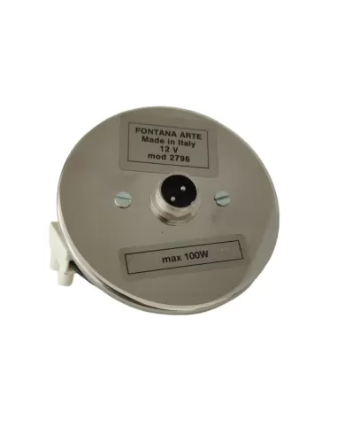 Fontana arte 2796//cr jack socket d 8.3 c//cr plate