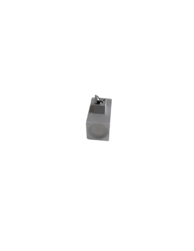 Domino led 7e3212301se3 arcade 6 6 230v ww plata satinada