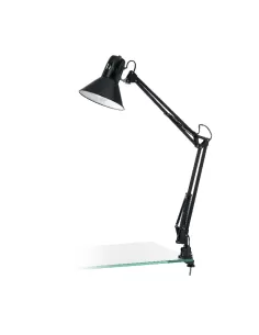 Lampe à bras articulé Eglo 90873 Firmo avec pince 1x40W E27 noire