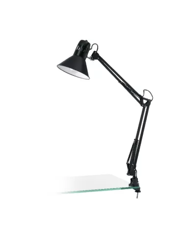Lampe à bras articulé Eglo 90873 Firmo avec pince 1x40W E27 noire