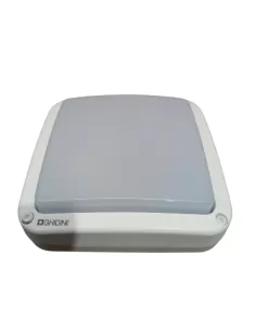 Ghidini 10110//ob ercole plafonnier carré blanc 1x75w diffuseur opale en aluminium plexiglas