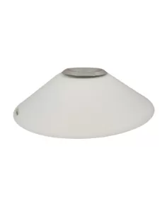 Leucos magazine//bi Plafón blanco satinado cristal 3x100w e27 diam 50x15