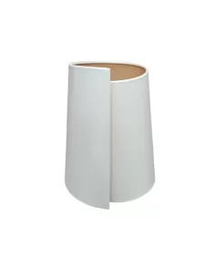 Italiana luce iceb0100 paralume sketch in raso avorio 30x24x17