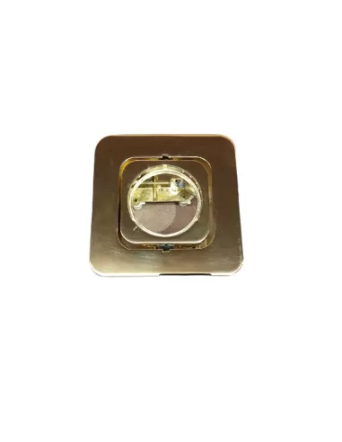 Fosnova 64797 lem recessed square adjustable spotlight gold gu5.3 12v 11x11 hole 8x8