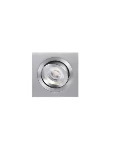 Pan international inc0007 tourner adj sq encastré gu10 aluminium