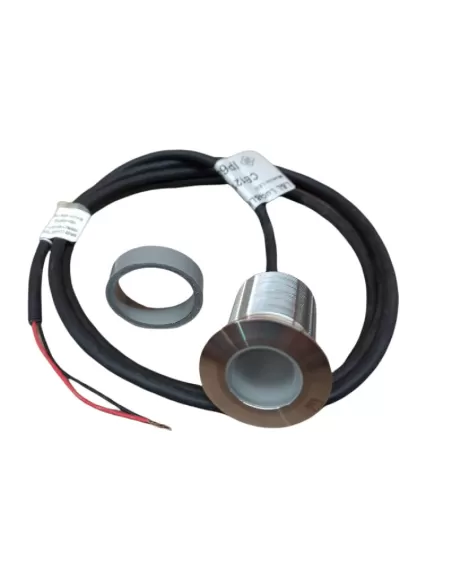 Ampoule LED Bright CB12120DI 1 2 1x2W500MA D35 5000K à faisceau diffus en acier inoxydable