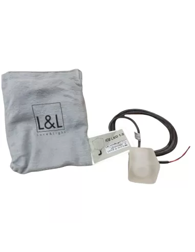 L&L LE10111DV Ice LED 1 0 1x1W350MA verre différentiel bleu