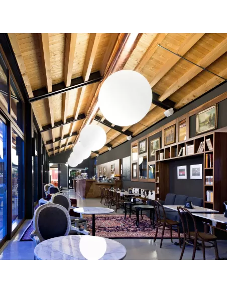 Linea light 10107 oh! d750 sospensione e27 57w pl nat