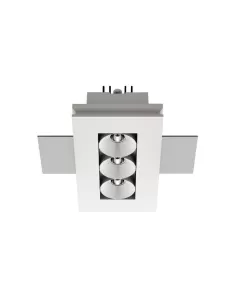 Linea light 64540w30 recessed cell 3 led x2w bw 30 white 9003