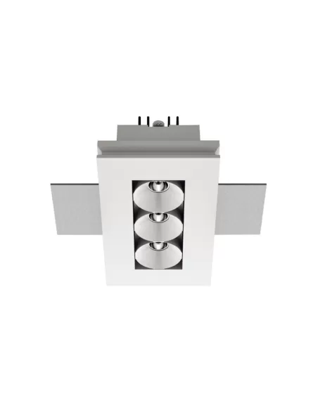 Linea light 64540w30 cell incasso 3 led x2w bw 30 bianco 9003