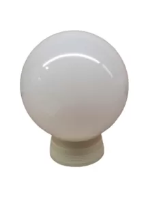 Ivela série 118201, sphère blanche opale de 18 pouces avec support de plafond blanc, 1 x 40 W E27