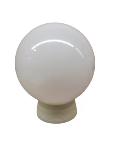 Ivela série 118201, sphère blanche opale de 18 pouces avec support de plafond blanc, 1 x 40 W E27