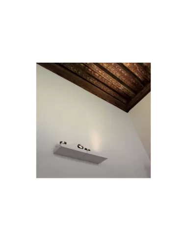 Viabizzuno f6 019 22 spot trois blanc hmg g53 3x75w 240v