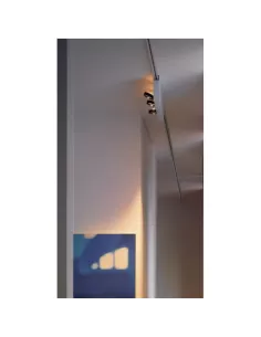 Viabizzuno f6 019 22 spot three bianco hmg g53 3x75w  240v 2