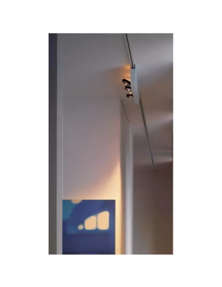 Viabizzuno f6 019 22 spot trois blanc hmg g53 3x75w 240v