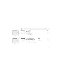 Viabizzuno f6 107 71 Cube 30 transparentes stoßfestes Glas